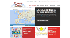 Desktop Screenshot of francepadel.com